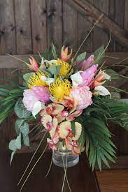 5 out of 5 stars. Tropical Bridal Bouquet And Matching Silk Flower Arrangements Silk Wedding Flowers And Bouquets Online Love Is Blooming