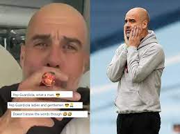 , former managing barcelona and bayern munich. Guardiola Smokes Cigar Viral Video Pep Guardiola Cigars Out Early As Manchester City Boss Enjoys Oasis Hit Ahead Of Champions League Final Viral Video Football News