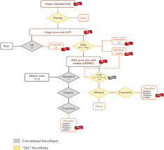 flow sheet of processes used in the study for total