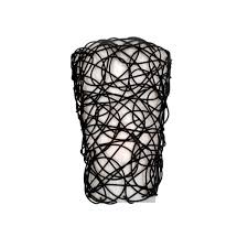 Current price $39.98 $ 39. It S Exciting Lighting Wicker Black Indoor Battery Operated Led Sconce With Flameless Candle Flicker Mode And White Shade Iel 2100 The Home Depot