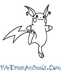 How To Draw Raichu Pokemon