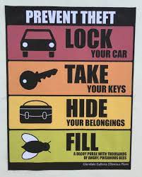 Obvious Plant Offers Insane Theft Prevention Tips With Mall Parking Garage Signs Theft Prevention Theft Obvious