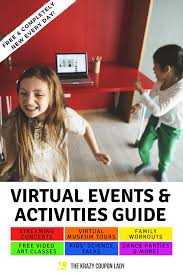 Daily Free Kids Indoor Activities Online Events Guide In 2020 Indoor Activities For Kids Online Activities Indoor Activities