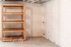 Learn more about working with pvc plastic pipe here. Diy Basement Shelving The Wood Grain Cottage