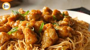 Orange Chicken With Spicy Noodles Recipe By Food Fusion Youtube Spicy Noodles Recipe Orange Noodles Recipe Noodle Recipes