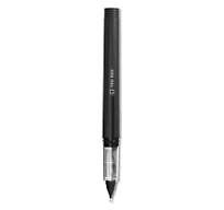 TRU RED Roller Ball Pen, Stick, Fine 0.5 mm Needle Tip, Black Ink,  Black/Clear Barrel, Dozen (24419533)