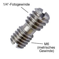 4,6 von 5 sternen 57. Adapter 1 4 M6 Fotoschraubenshop