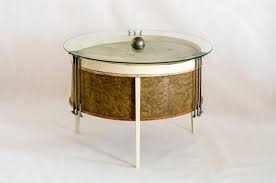 Consult a hardware specialist and discuss methods for attaching other types of legs. Coffee Table From Bass Drum For Sale At 1stdibs