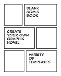 A downloadable graphic novel page template for a quick start. Blank Comic Book Template Create Your Own Graphic Novel A Variety Of Templates To Tell Your Visual Stories Comic Templates 9781699800409 Amazon Com Books