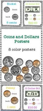 Coins And Dollars Posters Teaching Money Money Chart