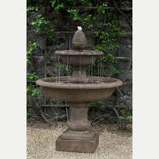 Constructed of durable polyresin, it boasts an elegant verdigris finish. Wiltshire Tier Outdoor Water Fountain Kinsey Garden Decor