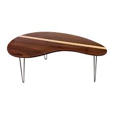 Boomerang Coffee Table In Walnut Coffee Table Decor Furniture