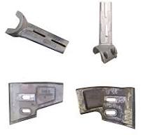Concrete Mixer Spare Parts Bhs Mixing Blades Paddle Scraper Arm Wear  Resistant Lining Plate for Twin Shaft Mixer