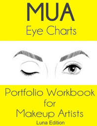 Mua Eye Charts Portfolio Workbook For Makeup Artists Luna Edition Paperback