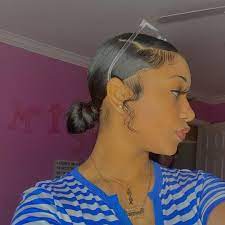 Pin By Z L L E K On Pretty Girl Vibe S Slick Hairstyles Hair Ponytail Styles Edges Hair