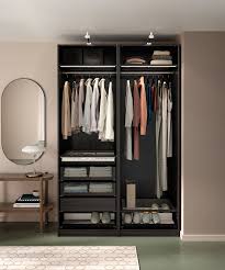 Use the ikea kitchen planner to help you plan your dream wardrobe. Pax Kledingkastcombinatie Zwartbruin Ikea In 2021 Ikea Pax Wardrobe Pax Wardrobe Ikea Pax