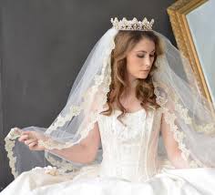 Wedding Veils With Tiara Hair Down Wedding Crown Wedding Hairstyles With Veil Lace Weddings