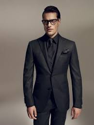 Wedding Full Black 3 Piece Suit Italian Suits For Men Wool And Silk Corneliani Mens Fashion Suits All Black Suit Black Suit Men