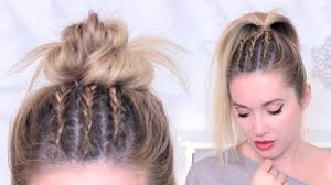 Il y a une variété de tresses à choisir et tant de façons différentes de les coiffer. Tuto Tresses Africaines Plaquees Collees Messy Bun Rentree Scolaire Youtube