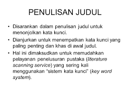 Maybe you would like to learn more about one of these? Penulisan Artikel Ilmiah Pada Jurnal Ilmiah Ppt Download