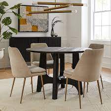 Custom made dining tables is always an option so you can change sizes, woods and colors at will. Tanner Solid Wood Round Dining Table West Elm Australia