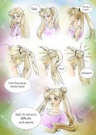 Ever wanted to create sailor moon's iconic hairstyle? Hair Sailor Moon Anime By Maryneim Sailor Moon Hair Sailor Moon Costume Kawaii Hairstyles