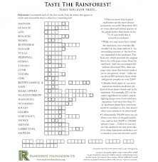 Rainforest Games And Worksheet Activities The Rainforest Foundation Fun Worksheets Middle School High School