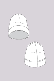 Delia Beanie Beanie Drawing Beanie Technical Sketch