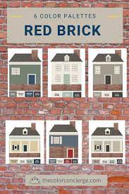 If you're stuck, consider these combinations for exterior colors with brick that's red, orange, neutral, or white. The Best Paint Color Palettes For Red Brick Houses Brick House Exterior Colors Red Brick House Exterior Brick Exterior House