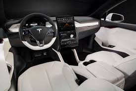 Tesla Model X Interior Dashboard And Steering Wheel Tesla Suv Crossover Modelx Exterior Interior Design Tesla Model X Tesla Suv Tesla Roadster