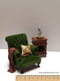 Miniature Armchair 1 12 Scale Miniaturefurniture Miniature Armchair 1 12 Scale Miniature Dollhouse Furniture Miniature Furniture Diy Dollhouse Furniture