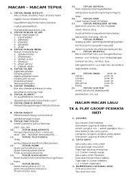 Sedang apa ) amal apa. Catatan Lagu Tk Pdf