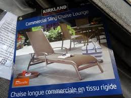 Rated 4.5 out of 5 stars. Kirkland Signature Commercial Sling Chaise Lounge Costco Sling Chaise Chaise Lounge Chair Chaise Lounge