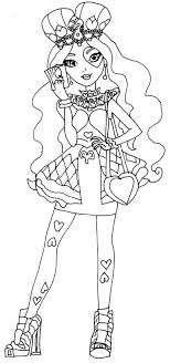 Is like the kitty cheshire in the show but with little differences, let's see them! Ever After High Kitty Cheshire Coloring Page Free Coloring Library