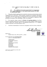 (ap) — judy and jim shanks know the exact date their home's well went dry — june 24. Deped Extends Academic Year In Public Schools Until July 10 2021