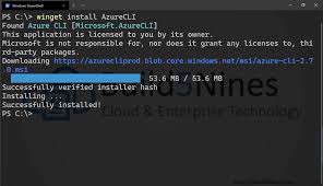 En requisitos, tomamos la opción windows azure powershell y aceptar. Install Azure Cli On Windows With Winget Build5nines