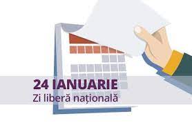 24 obligatoriu liber da, iar ziua de 25, aici depinde de fiecare liceu in parte ce decizie ia. 24 Ianuarie Zi LiberÄƒ NaÈ›ionalÄƒ Aqua Dumbravita