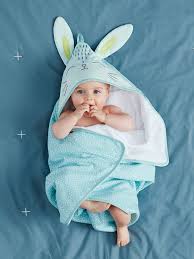 Babies have drowned while using infant babies have drowned even with other children in or near bath tub. Baby Bath Cape Bunny Light Green Print Bedding Decor