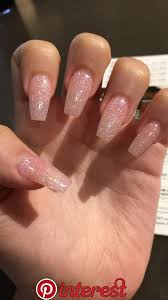 Light Pink Coffin Acrylic Nails Light Pink Coffin Acrylic Nails Short Acrylic Nails Designs Best Acrylic Nails Aycrlic Nails