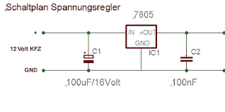 Schaltplan 7805