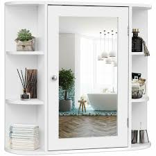 Shop bed bath & beyond for incredible savings on bathroom wall mirrors you won't want to miss. Costway Multipurpose Mount Wall Surface Bathroom Storage Cabinet Mirror White Finish Walmart Canada