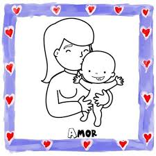 Es la primera telenovela de del barrio producciones para américa televisión. Dibujo De Una Madre Y Su Bebe Para Pintar