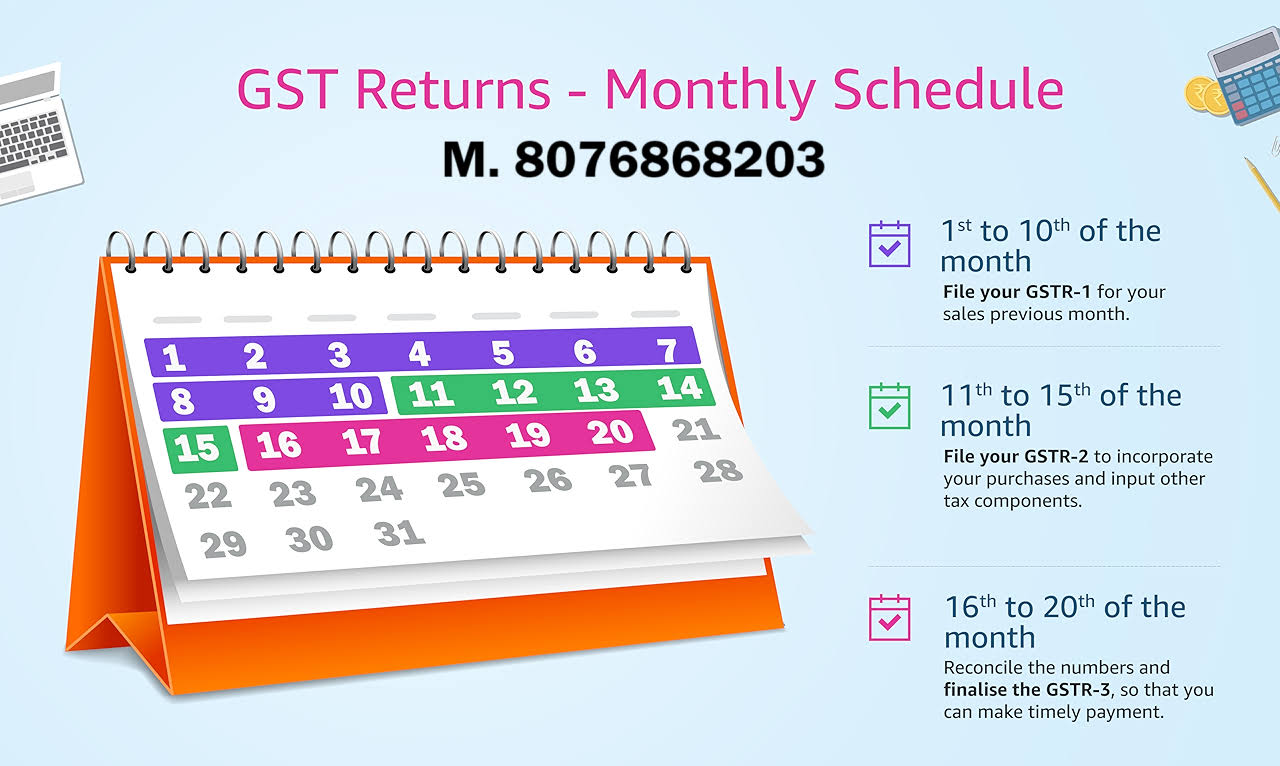 Monthly Return Filing Services (GST, TDS, and More) product image