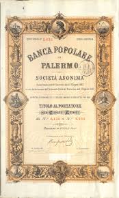 Sotto il motto la mia volksbank, solida e radicata il presidente otmar michaeler e il direttore generale johannes schneebacher hanno parlato della riuscita integrazione di. Banca Popolare Di Palermo Titolo Finanziario Storico Scripomuseum