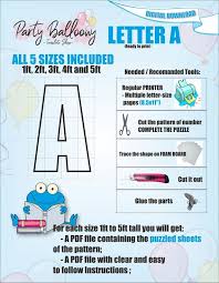 Here's exactly what else you must you consider. All Sizes From 1ft To 5ft Mosaic Letters From Balloons Pdf Files Instructions Step