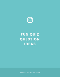Ask these questions to each other to get to know each other and have a good laugh, or use these trivia questions as prompts in your journal to get to know yourself better. 50 Fun Insta Story Quiz Question Ideas Personal Travel Business