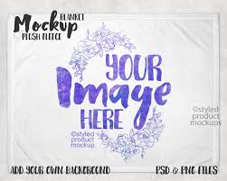 Dye Sublimation Microfleece Plush Baby Blanket Mockup Template Etsy Mockup Template Plush Baby Blankets Microfleece