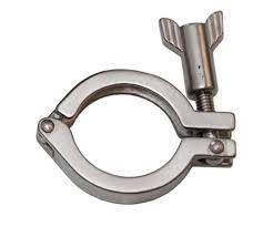 Stainless Steel S.S.201Q Tri Clover Clamp / SS TC Clamp, Medium Duty,  Material Grade: 202 at Rs 115/piece in Mumbai