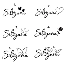 Tato nama di tangan simple. St35 Sticky Tattoo Temporary Custom Tato Nama Dekorasi Shopee Indonesia