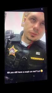 Meet Bryce Kennedy, Chief of Police in Virginia, IL. Bryce apparently likes  to ask 13 year olds if they have a crush